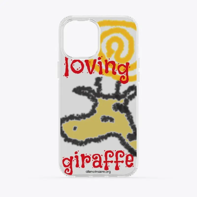 loving giraffe